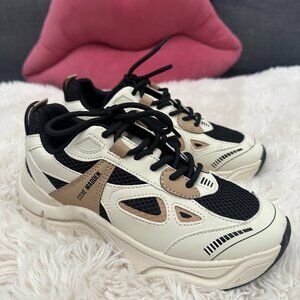 Steve Madden Neutral Black Chunky Sneakers